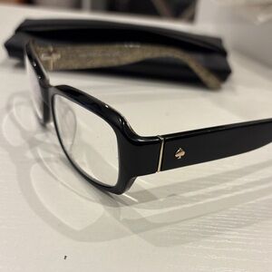 Kate Spade Hello Sunshine Glittery Black Reading Eyeglasses Lenses Need Change